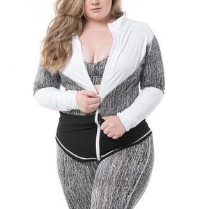 Buffbunny Collection Jacquard Zip Up Jacket